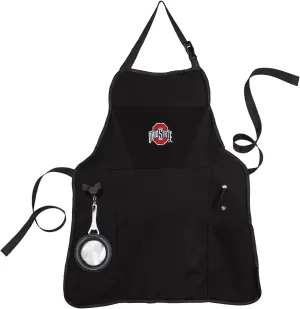 Team Sports America University of Michigan Grilling Apron | Bottle Opener and Insulated Beverage Holder | Adjustable Straps