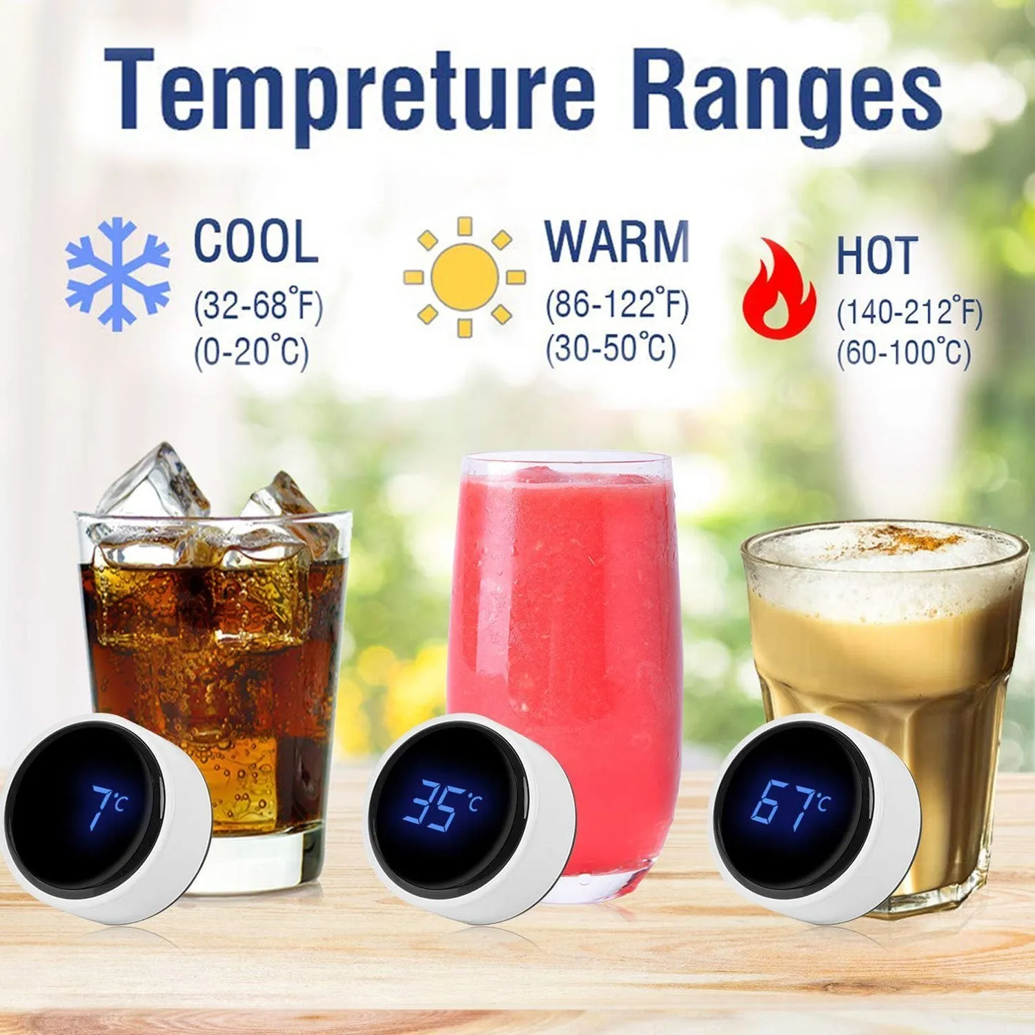TEMPERATURE DISPLAY SMART BOTTLE