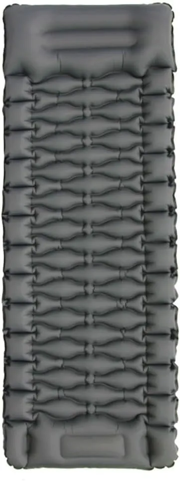 Tent Flooring,camping Bag,Waterproof Sleeping Mat with Foot Pump with Pillow for Outdoor Backpacking Hiking Portable Inflatable Mattress Camping(Gray), Grey