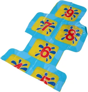 Teractive Water Spray Mat for Boys and Girls Educational Playmat Numbers 1-9 Leakproof for Beach Pool Fun