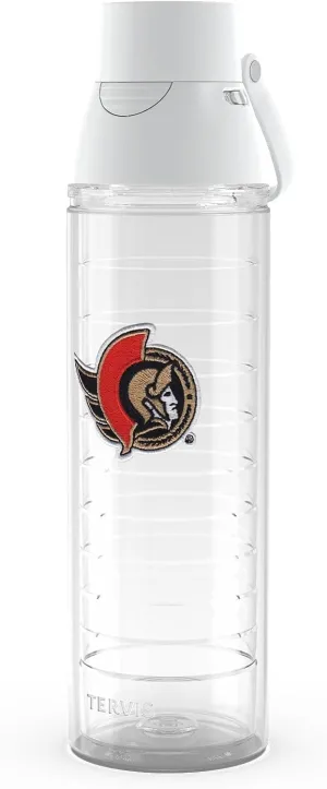 Tervis Venture Lite NHL Ottawa Senators - Primary Logo Made in USA Double Walled Insulated Tumbler Travel Cup Keeps Drinks Cold & Hot, 24oz Water Bottle, Classic