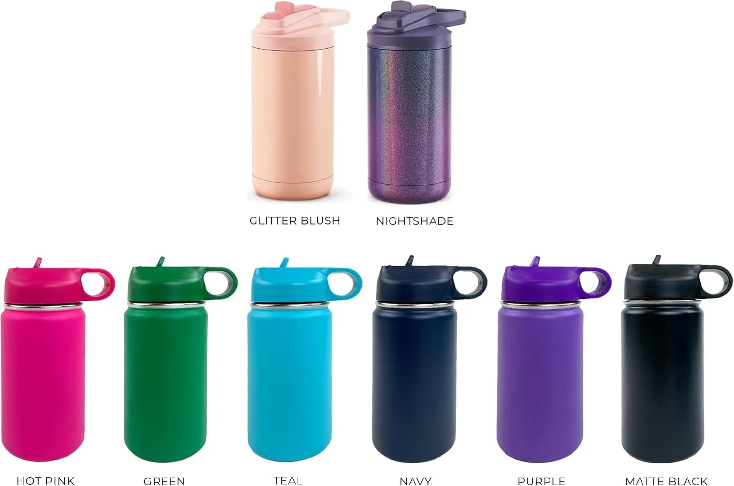 The Crafty Engineer Personalized Flower Girl and Ring Bearer Water Bottle (Purple)