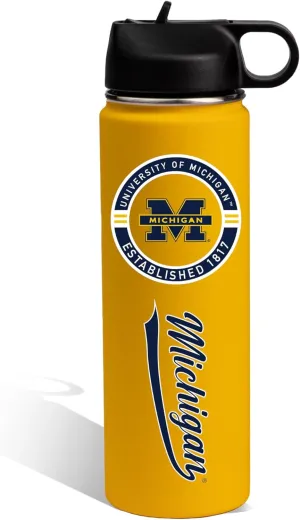 The Memory Company | Licensed NCAA 22oz Rubberized Water Bottle