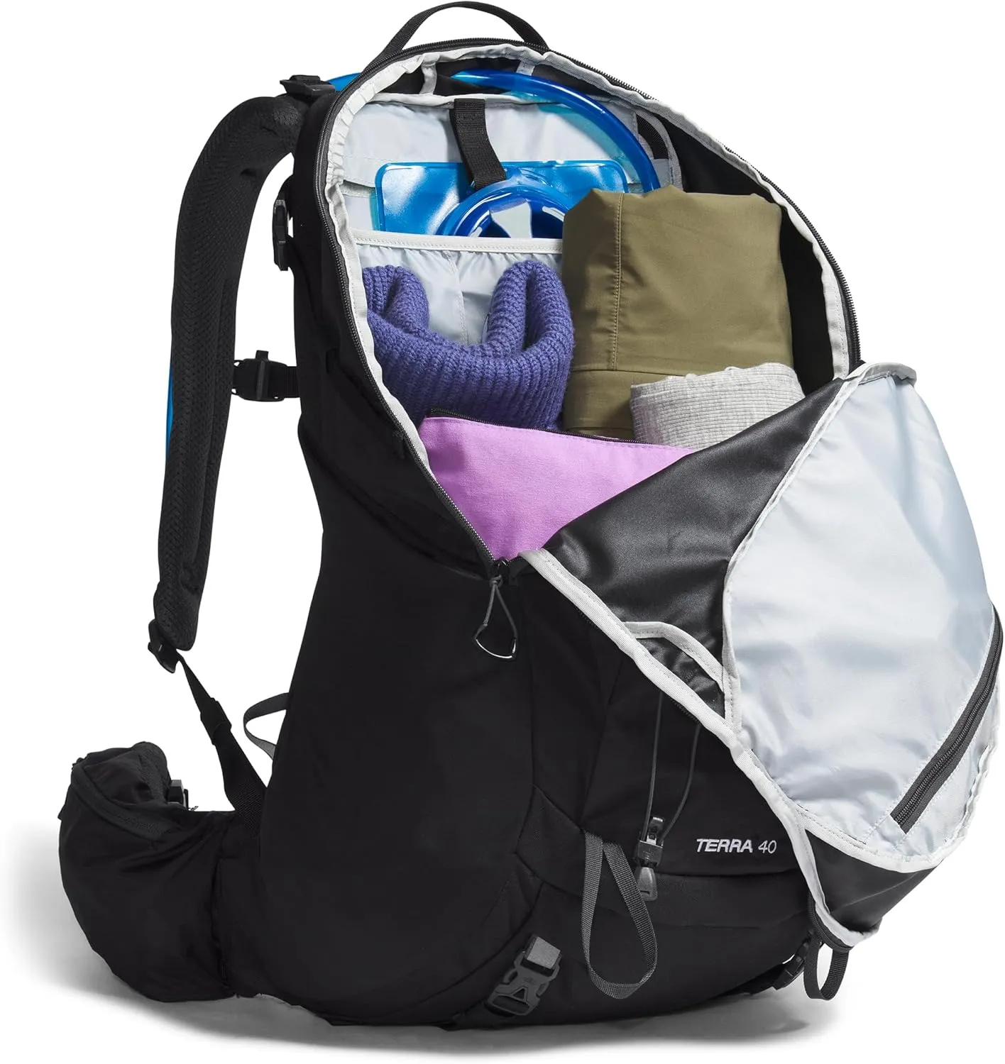 THE NORTH FACE Terra 40, TNF Black/Asphalt Grey, Small/Medium