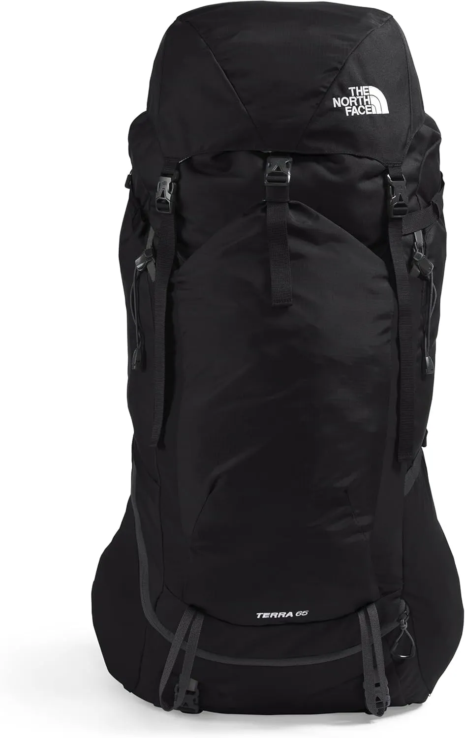 THE NORTH FACE Terra 65 L Backpacking Backpack, TNF Black/Asphalt Grey-NPF, Small/Medium