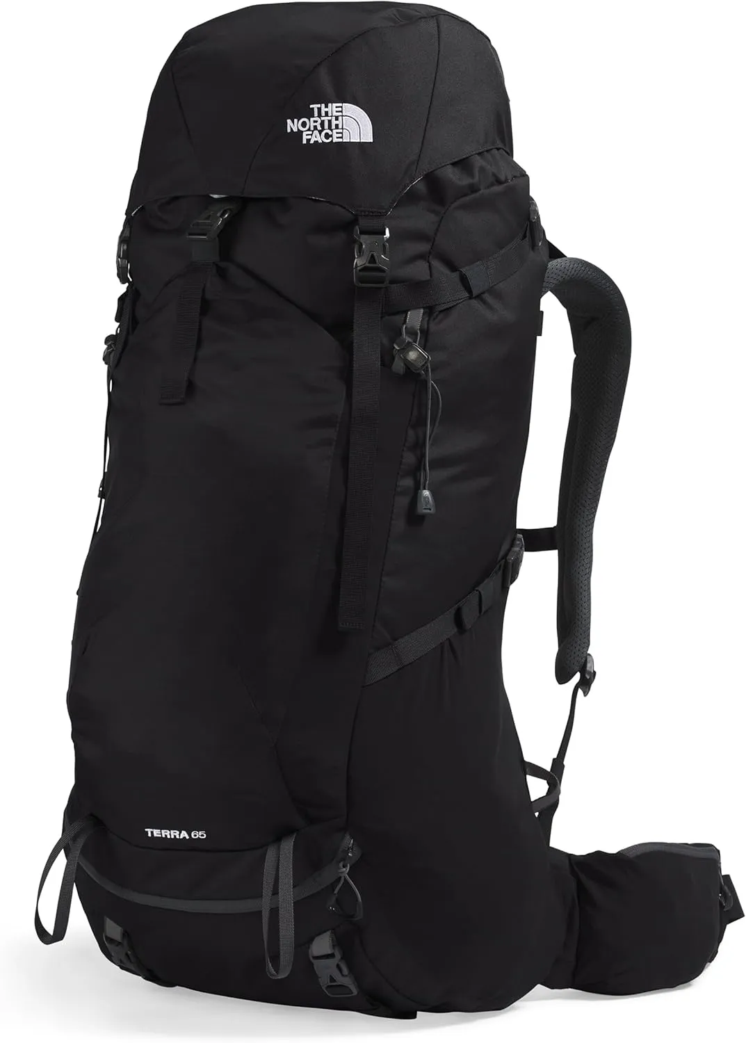 THE NORTH FACE Terra 65 L Backpacking Backpack, TNF Black/Asphalt Grey-NPF, Small/Medium
