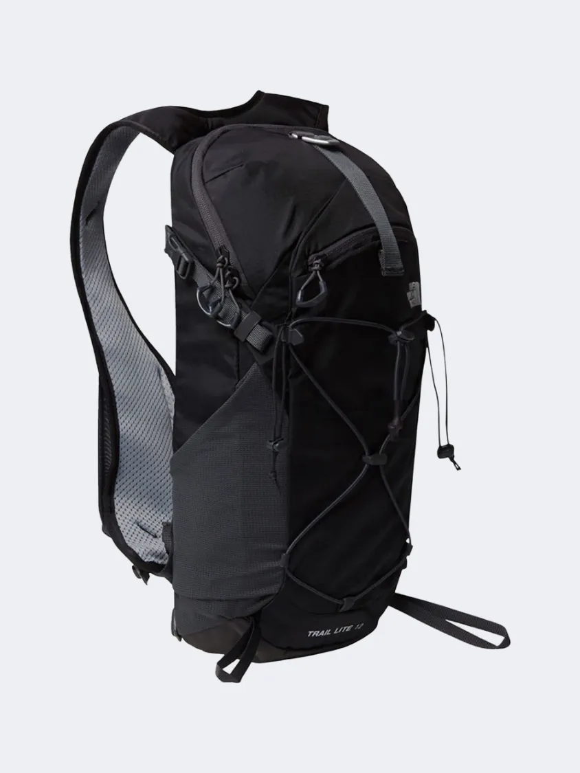 The North Face Trail Lite 12 Men Hiking Backpack Black/Asphalt Grey