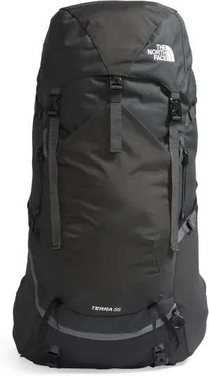 THE NORTH FACE Women's Terra 55 Backpacking Backpack, Asphalt Grey/TNF Black-NPF, X-Small/Small