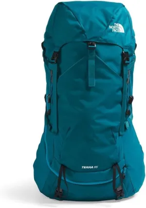 THE NORTH FACE Women's Terra 55 Backpacking Backpack, Blue Moss/Sapphire Slate-NPF, X-Small/Small