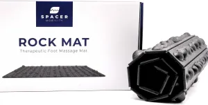 The Rock Mat by Spacer Mobility - Therapeutic Foot Massage Mat Helps Stimulate Nerve Endings, & Relieve Tension | Made with Premium Firm Foam, Releases Tension & Increases Proprioception