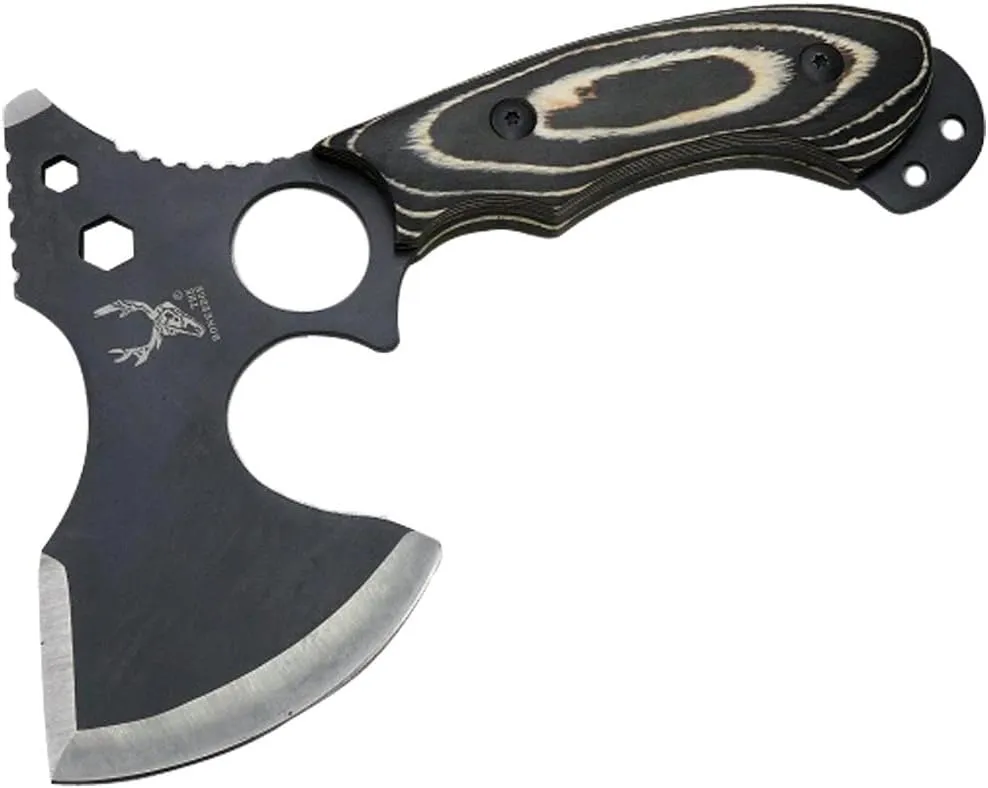 TheBoneEdge Tactical 8.5" Axe Stainless Steel Blade Wooden Handle