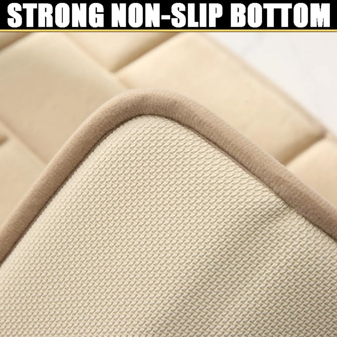Thick Memory Foam Bath Rugs Non Slip Bathroom Rug Strong Water Absorbent Shower Rugs Machine Washable Ultra Soft Comfort Door Mats Laundry Room Carpet Bathtub Mat Blue 16" x 24"