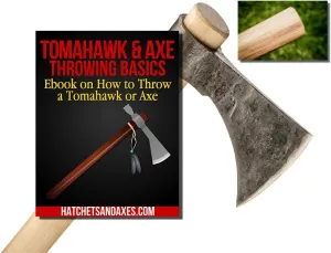 Throwing Tomahawk Axe Kit - 3-in-1: Hawk, Spare Handle & How to Ebook