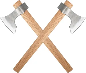 Throwing Tomahawks 2Pack - 16.5" Beech Handle - Forged Axes for Throwing and Outdoor Adventures