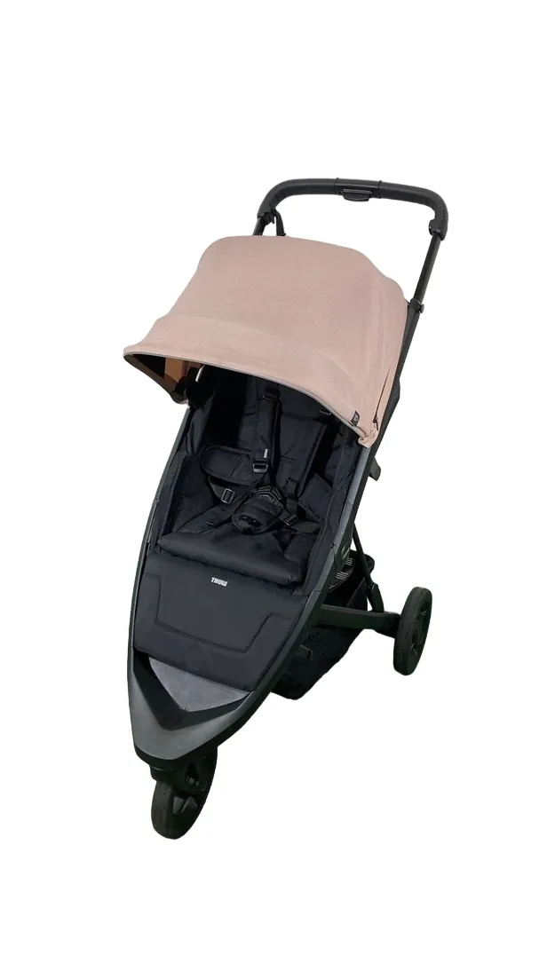 Thule Spring Stroller, 2024, Black, Misty Rose