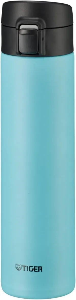 Tiger Thermos Flask MKA-K060AK 600ml Mug Bottle, One-Touch, Lightweight, Stainless Steel Bottle, Vacuum Insulated, Hot and Cold Retention, Blue