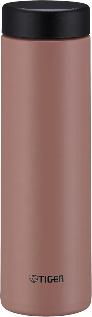 Tiger Thermos Flask MMZ-W050CW 16.9 fl oz (500 ml), White Water, Screw Stainless Steel Bottle, With Lid and Seal, Easy Wash, Easy Cap, Vacuum Insulated, Mug, Hot or Cold Insulated, Tumbler, Cinnamon