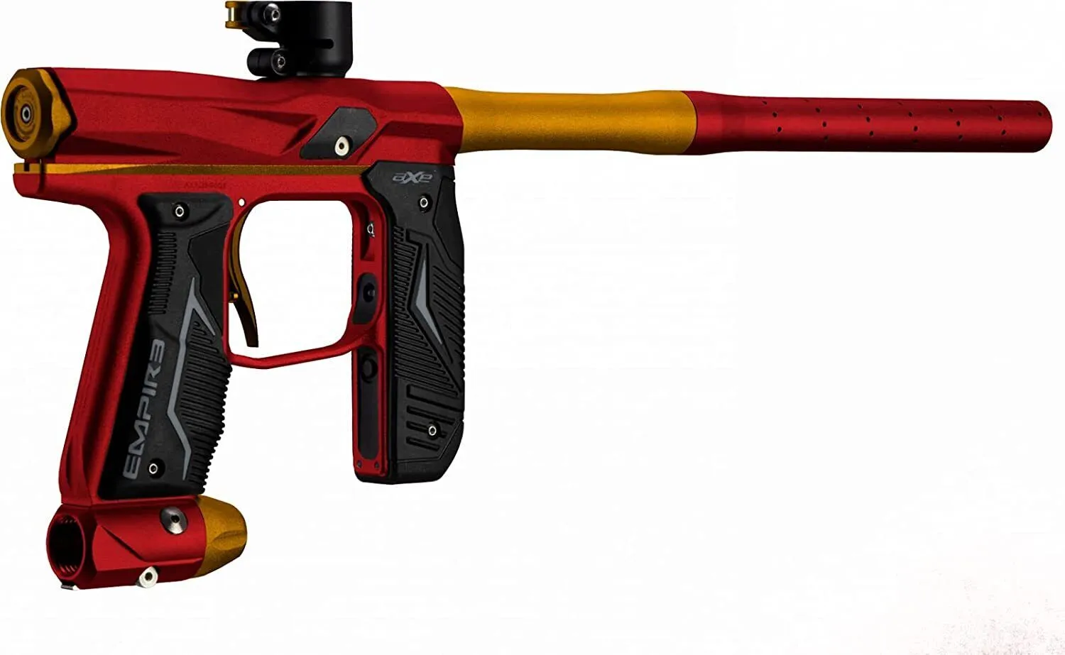 Tippmann Empire Axe 2.0 .68 Caliber Paintball Marker Dust Red / Dust Orange (16919) with Hawki HPA Tank 48ci and 500x Paintballs Bundle
