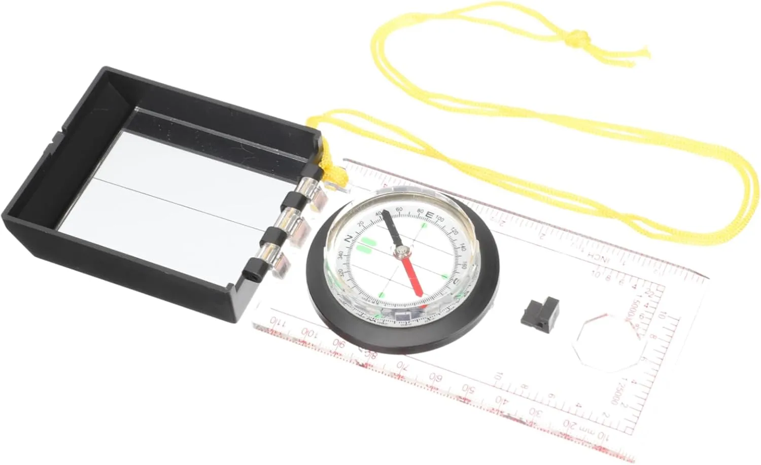 TOYANDONA Outdoor Survival Compass Multipurpose Map Compass with Measuring Scale for Hiking Climbing and Outdoor