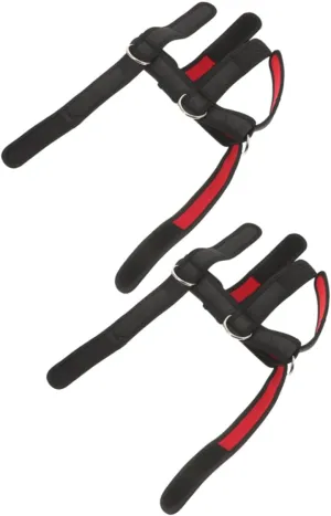Toyvian 2pcs Adjustable Padded Neck Trainer Harness for Strength Training Portable Head Weight Training Equipment for Neck Comfort and Muscle Development