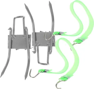 Tree Climbing Spikes for Boys and Girls Adults Set with Safety Harness Belt Lanyard Ideal for Outdoor Exploration Camping