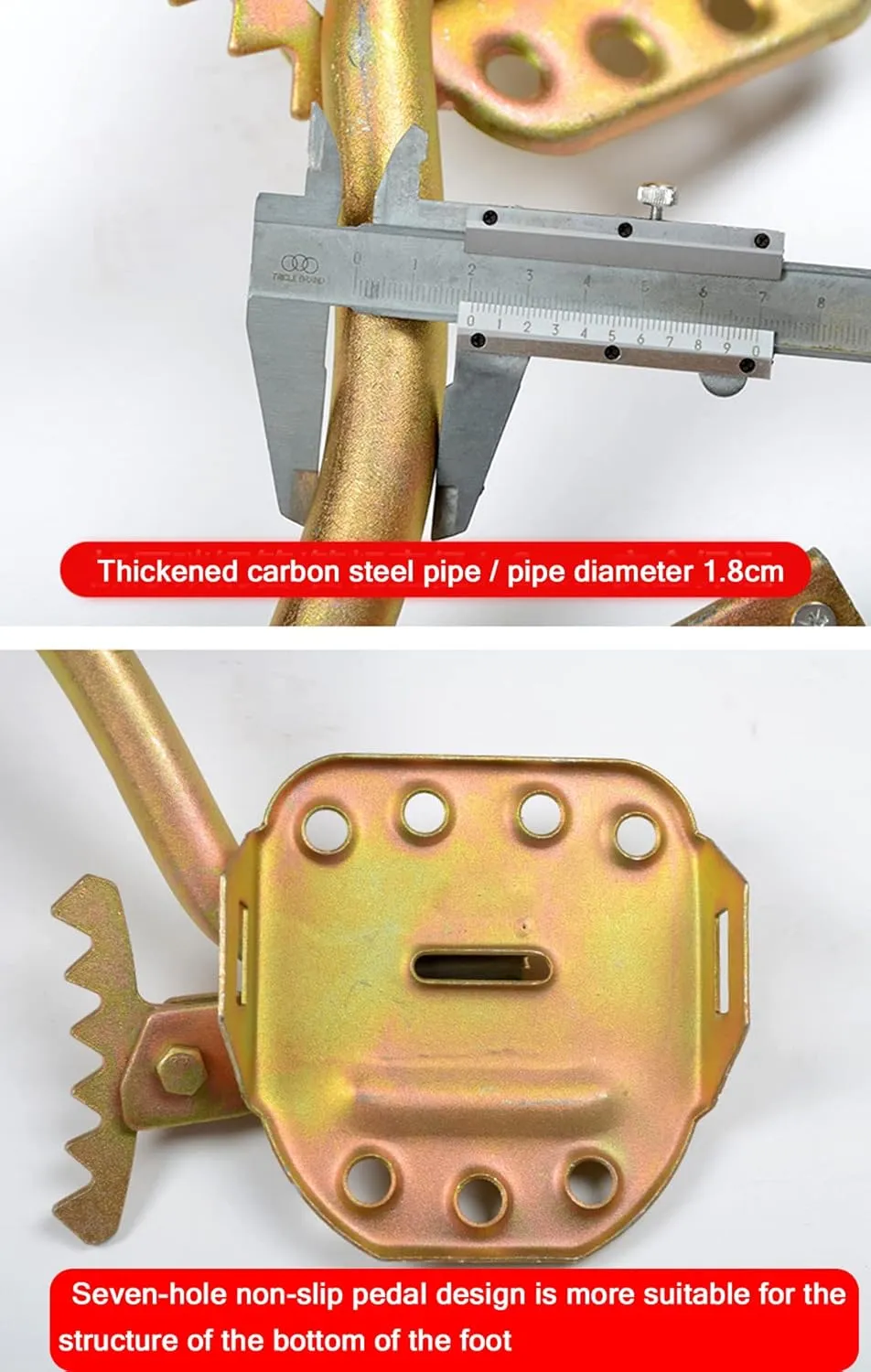 Tree Climbing Spikes,Climbing Spikes and Harness for Trees,Climbing Tree Spikes for High Altitude Logging,Fruit Picking Hunting Observation,Type250