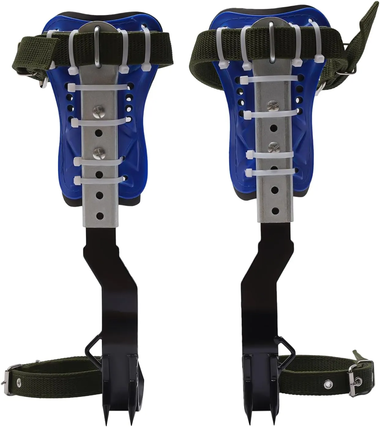 Tree Climbing Tools,Adjustable Tree Climbing Spikes Set,330lbs Load Capacity Tree Climbing Gear,Arborist Equipment for Climbers, Fruit Picking, Orange