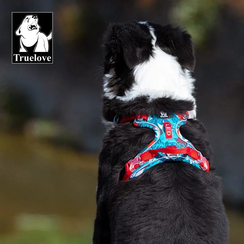 Truelove Pet Camouflage Reflective Dog Harness TLH5653 - Explosion-proof, Upgraded, and Adjustable