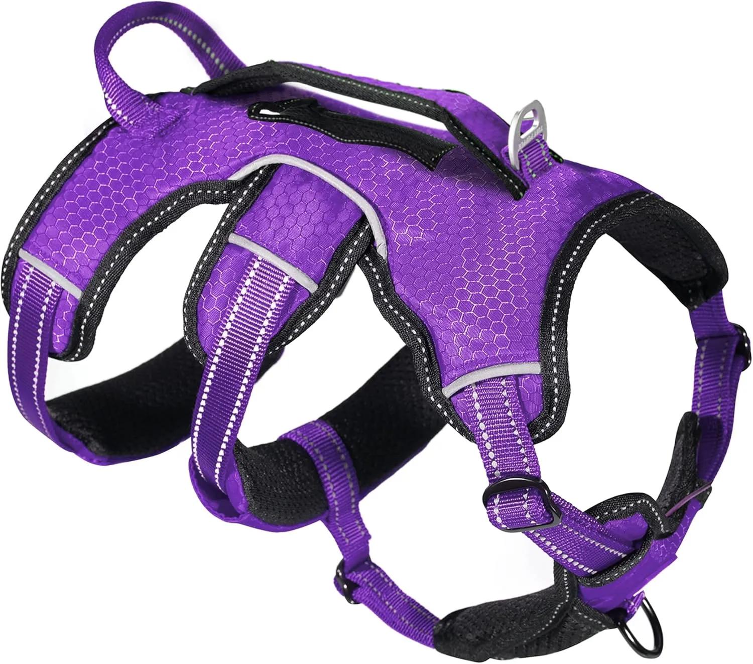 Tuff Pupper Escape Proof No Escape Dog Harness | 5 Point Adjustable Fit Harness for Dogs | Padded Dogs Harnesses | Handle Dog Lift Harnesses