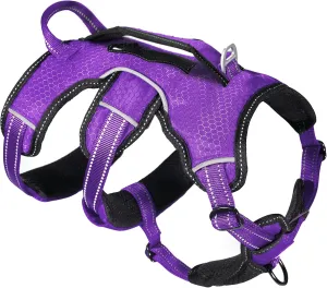 Tuff Pupper Escape Proof No Escape Dog Harness | 5 Point Adjustable Fit Harness for Dogs | Padded Dogs Harnesses | Handle Dog Lift Harnesses