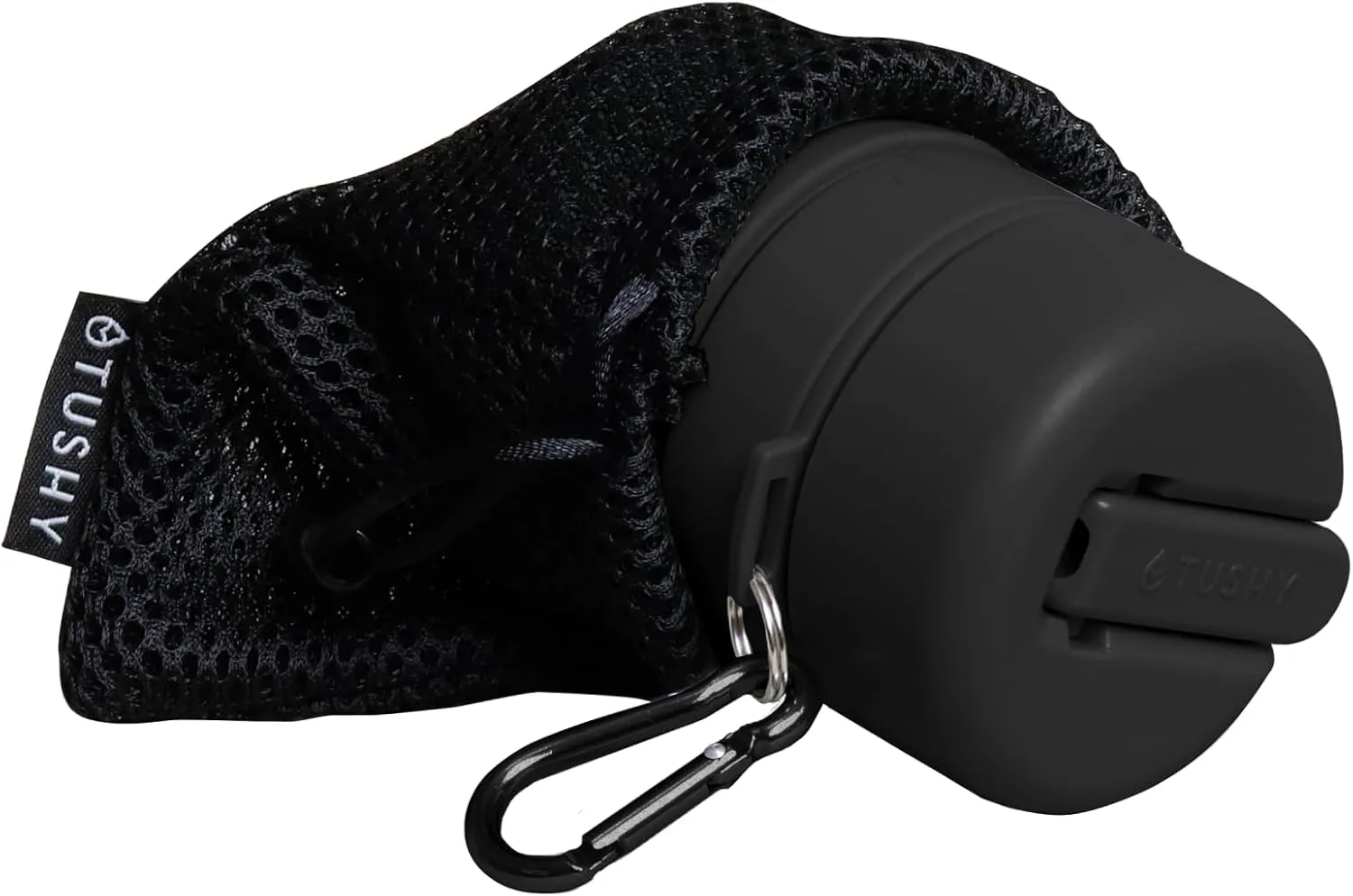 TUSHY Travel Bidet: Collapsible & Expandable for Discreet Portability | Refreshing Clean for Camping, Outdoors & Travel (Peri Bottle for Postpartum Care, Helps with Hemorrhoid Relief), Got2Go Onyx