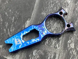 Twosun tool 3.14 Inch Survival Outdoor Camping Titanium EDC Tools Prybar TS-EDC04-Color