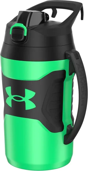 Under Armour Half Gallon Water Bottle Insulated, 64oz Insulated Water Bottle with Handle, Sports Water Jug, Fence Hook, Leak Resistant, for Baseball, Football & More
