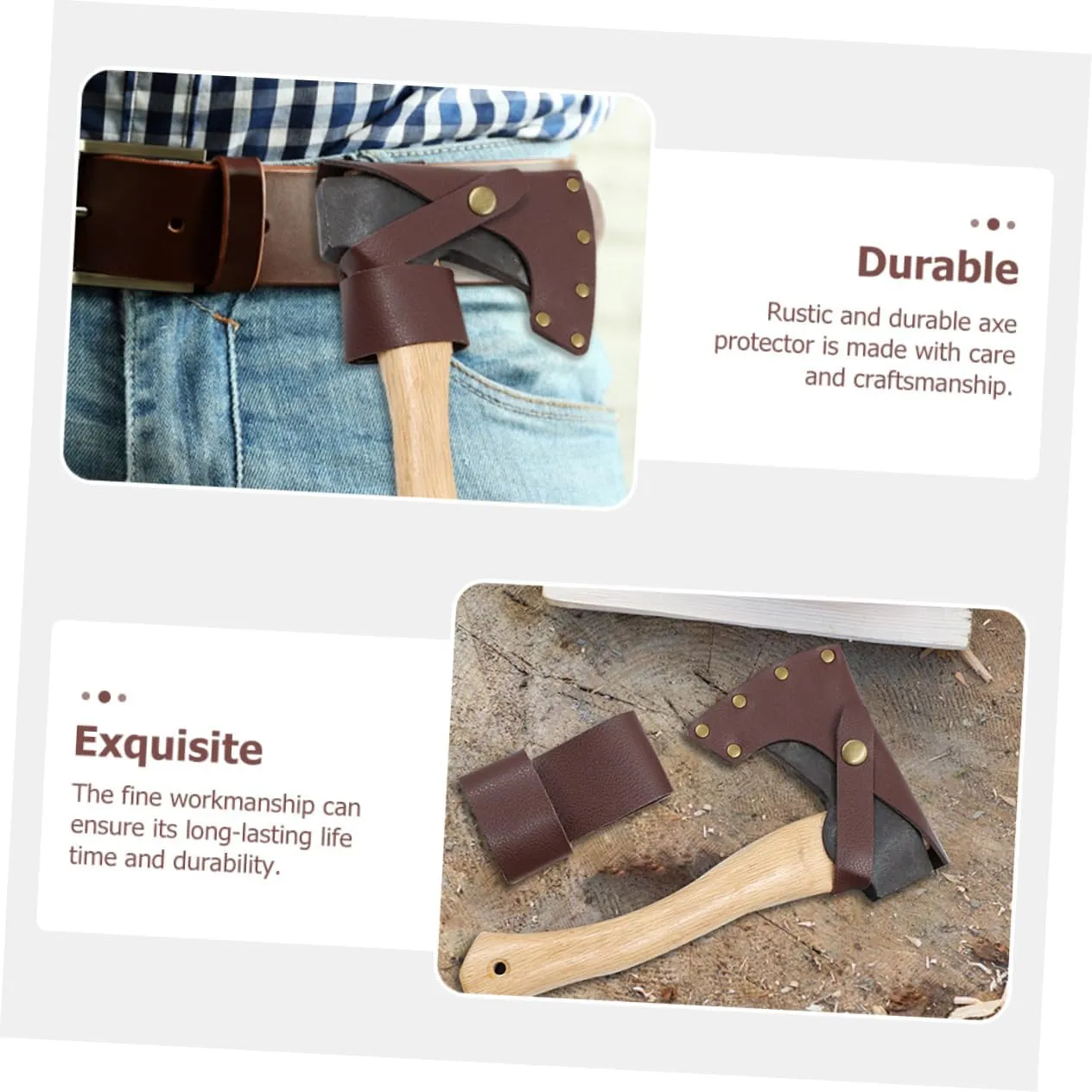 Uonlytech Protective Hatchet Cover Hatchet for Belt Hatchet Axe Guard Camping Axe Sleeve Protector Axe Cover