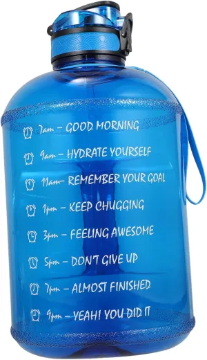UPKOCH 1Pc Large Capacity Sports Water Bottle Portable Outdoor Water Container with Ergonomic Handle for Gym and Fitness Activities