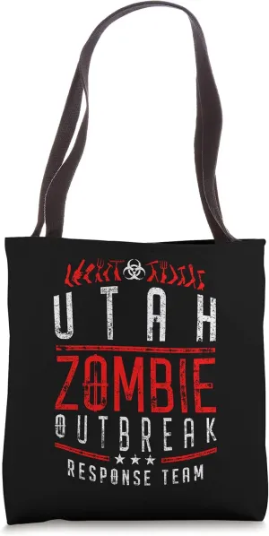 Utah Zombie Outbreak Response Team Halloween Tote Bag