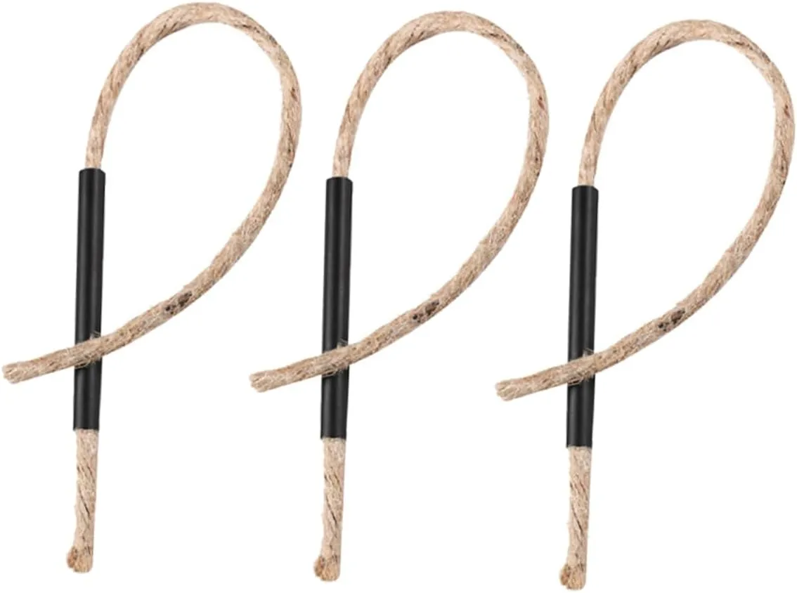 VANZACK 30pcs Survival Wick Cord Efficient Fire Starter Ropes for Camping Outdoor Matchstick Tool Handle Heat Dissipating Easy to Control Flame