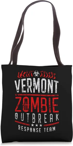 Vermont Zombie Outbreak Response Team Halloween Tote Bag
