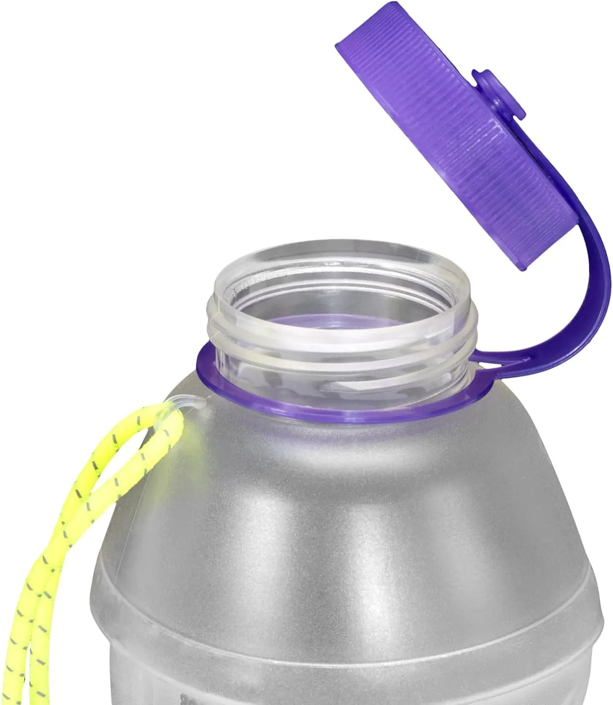 Vesica Collapsible Water Bottle, Wide Mouth Purple