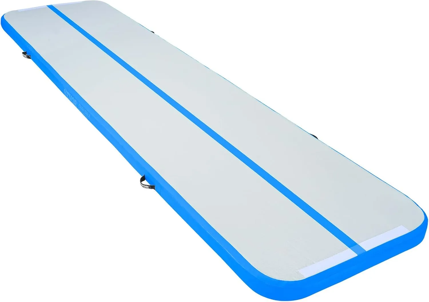 VEVOR Gymnastics Air Mat, Inflatable Track with Electric Pump, Training Mats for Home Use/Gym/Yoga/Cheerleading/Beach/Park/Water