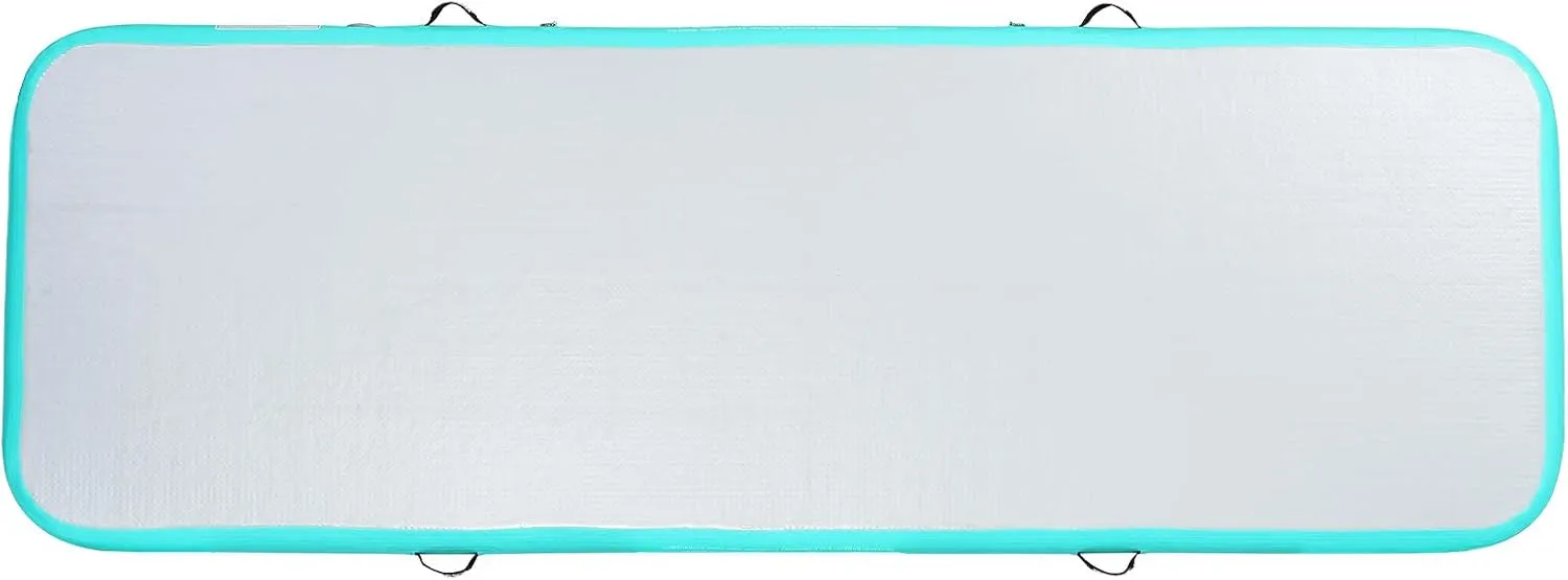 VEVOR Gymnastics Air Mat, Inflatable Track with Electric Pump, Training Mats for Home Use/Gym/Yoga/Cheerleading/Beach/Park/Water