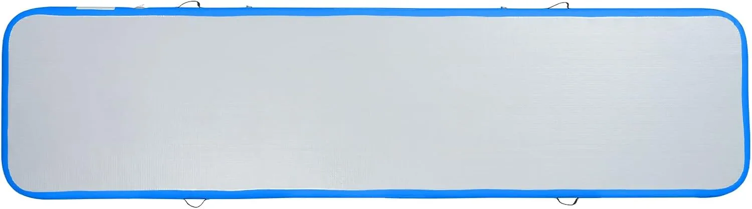 VEVOR Gymnastics Air Mat, Inflatable Track with Electric Pump, Training Mats for Home Use/Gym/Yoga/Cheerleading/Beach/Park/Water