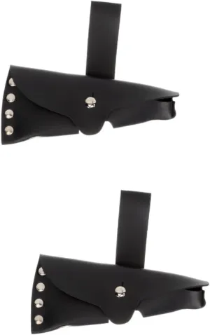 VICASKY 2pcs Hatchet Head Cover Leather Protective Sleeve Outdoor Set Axe Head Protective Cover Hatchet Casing