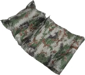 VICASKY Automatic Inflatable Sleeping Cushion Inflatable Sleeping Pad Built Inflatable Camping Mattress Inflatable Mat Sleeping Mats for Camping Air Camouflage Polyester Coated with