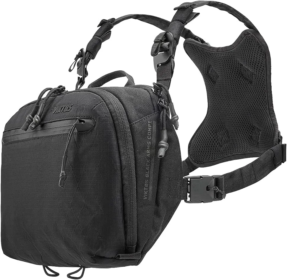 VIKTOS Tactical Pocketed Low Key Chest Rig, One Size, Black