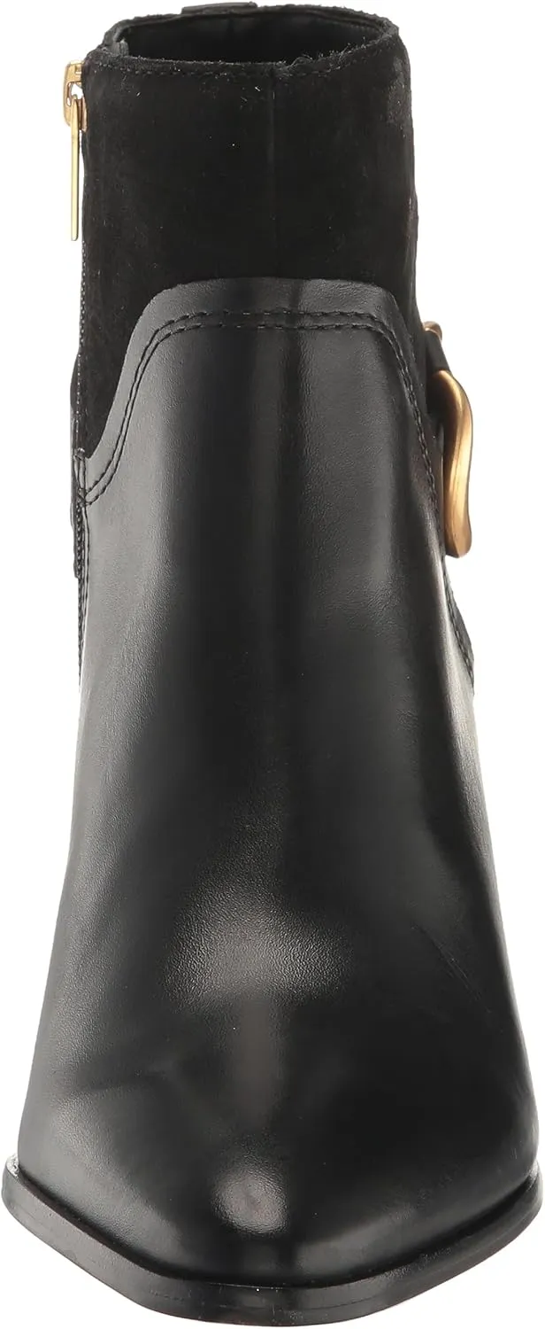 Vince Camuto Women's Evelanna Stacked Heel Bootie Ankle Boot