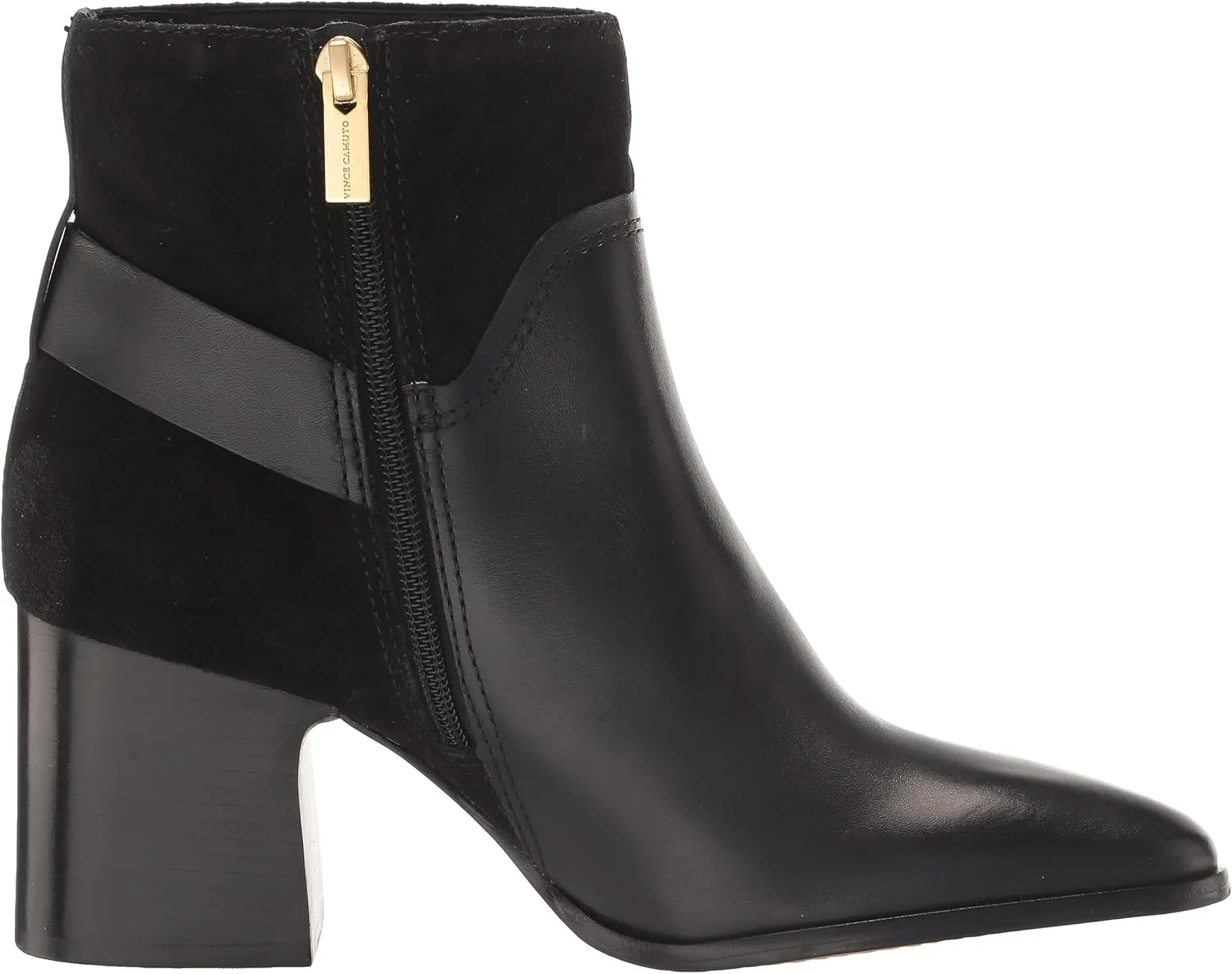 Vince Camuto Women's Evelanna Stacked Heel Bootie Ankle Boot