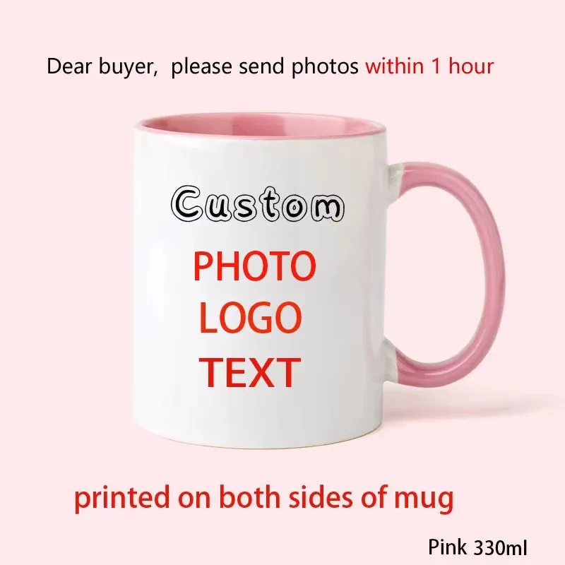Vintage Personalized Your Photo Coffee Mugs