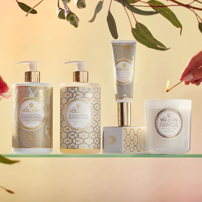 Voluspa Eucalyptus and White Sage Hand Soap And Lotion