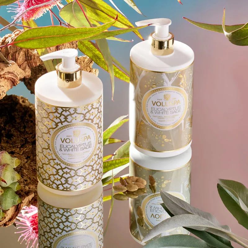 Voluspa Eucalyptus and White Sage Hand Soap And Lotion